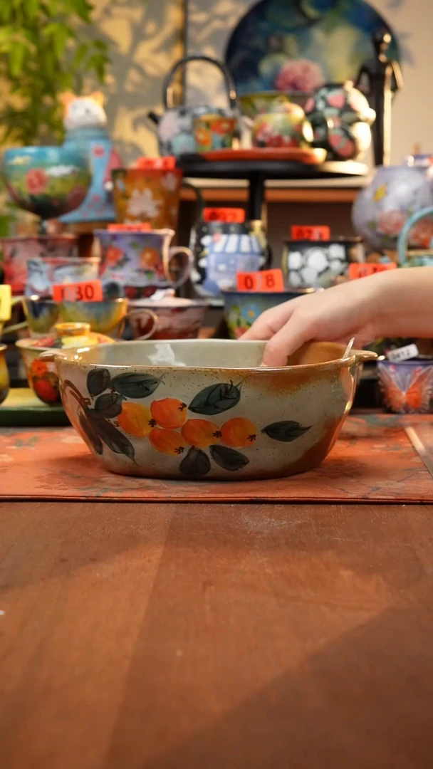 瓷片景德镇手工手绘485