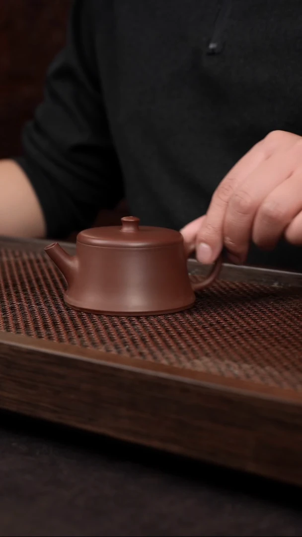 【闪购商品】紫砂茶壶超矿标底槽清云筑【带矿标证书】