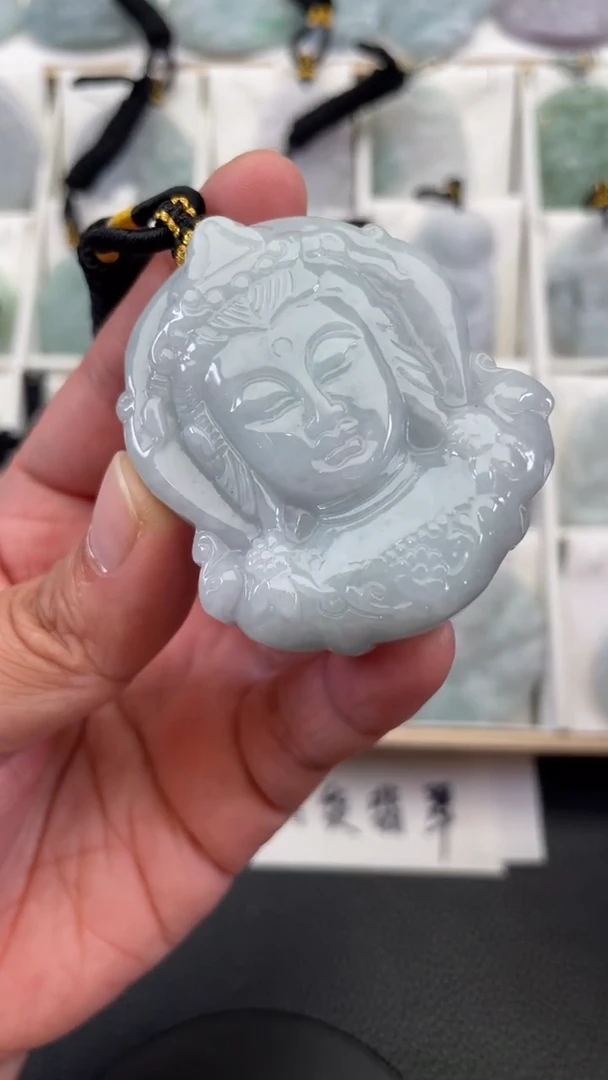 颈饰未镶嵌翡翠天然缅甸翡翠A货178