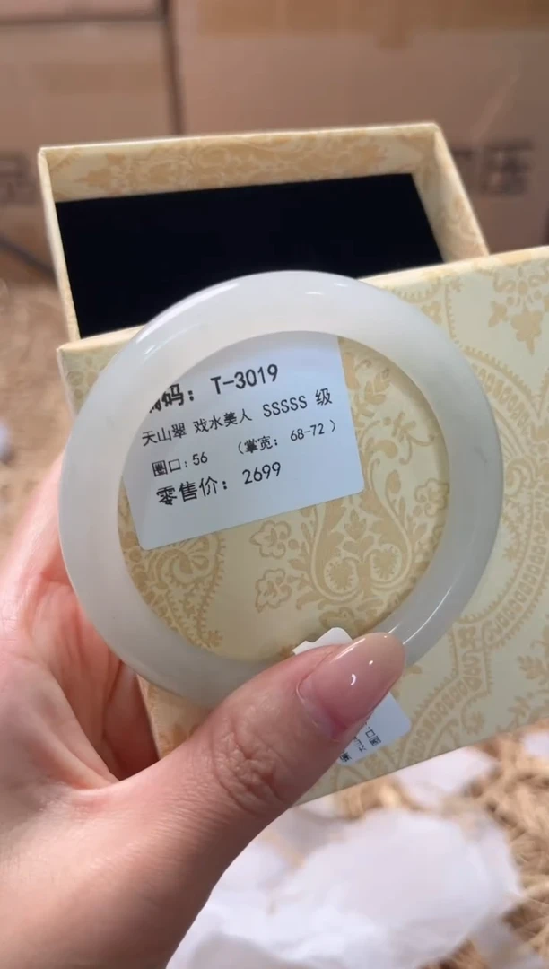 未镶嵌手镯石英质玉T-3019