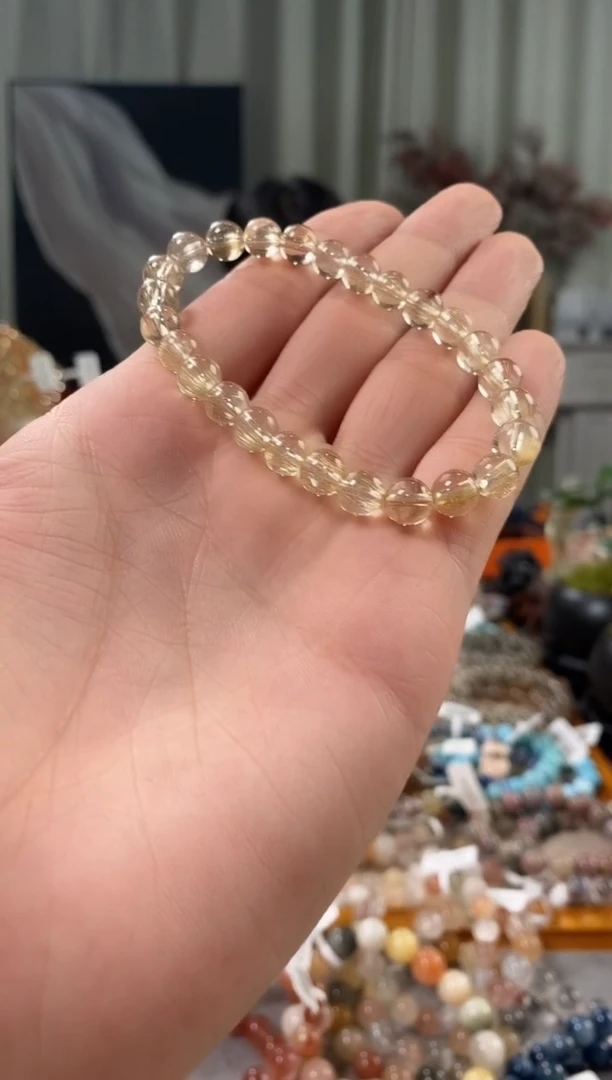 未镶嵌手链水晶c****e金发晶