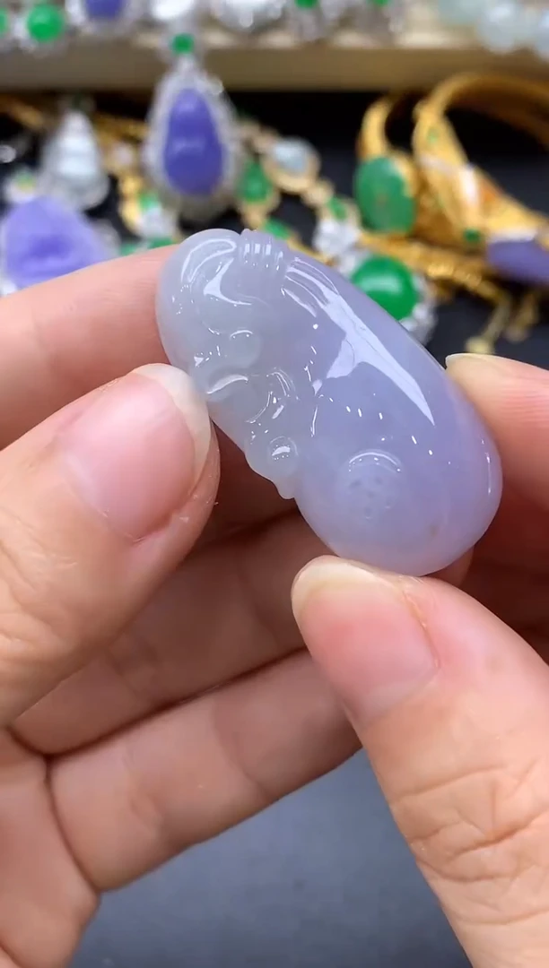 颈饰未镶嵌翡翠242-中国好珍宝