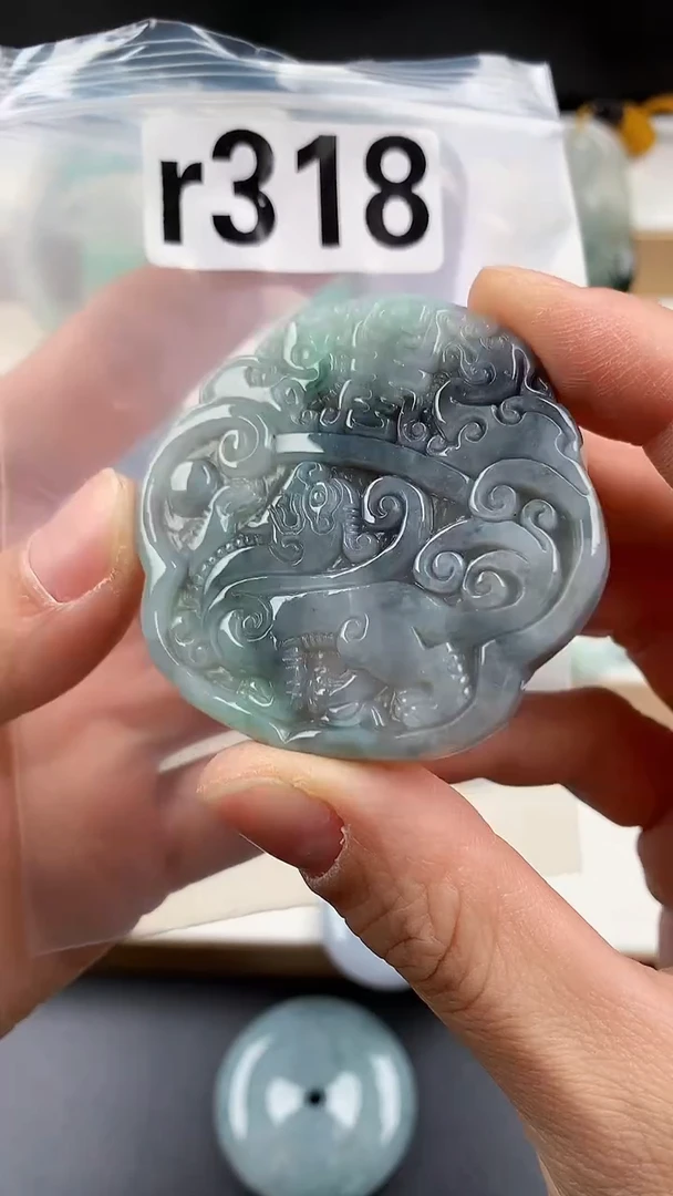 颈饰未镶嵌翡翠天然翡翠吊坠挂件