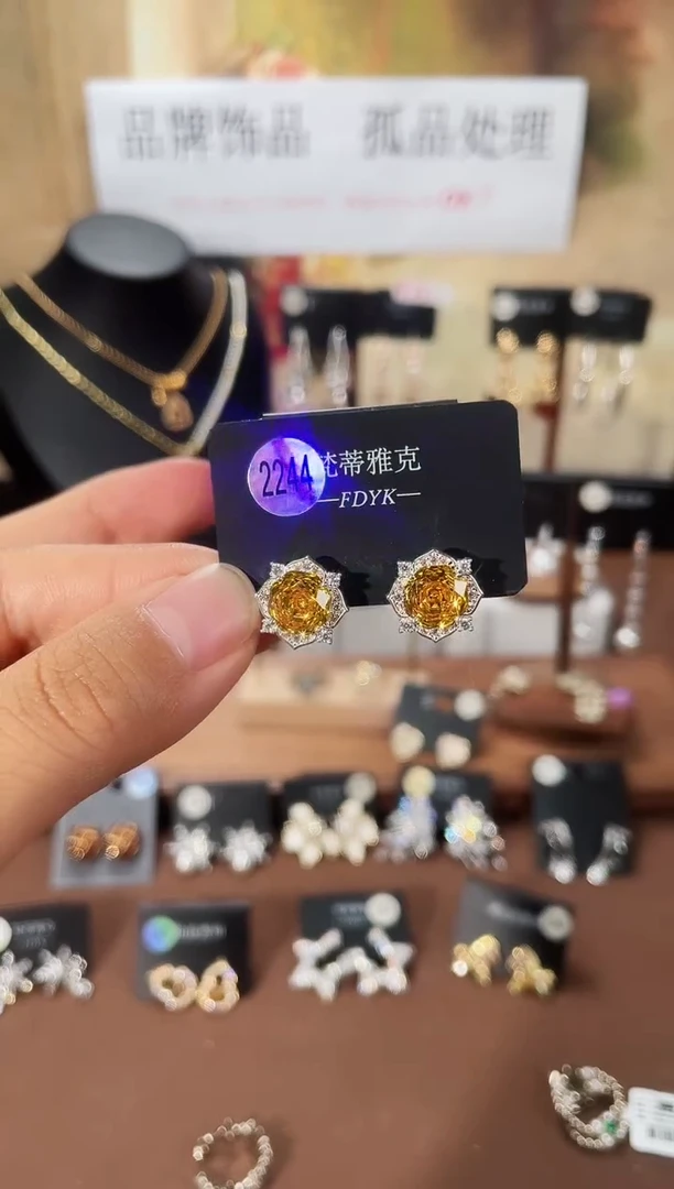 合金925银锆石梵2244