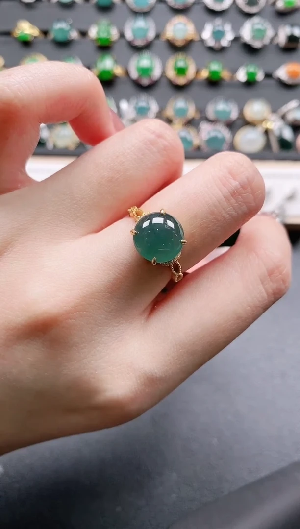 【闪购商品】翡翠戒指银S925镶嵌11111111