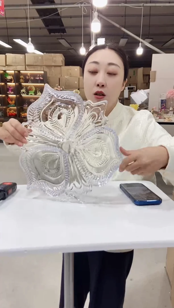 大号透明麦穗分格盘