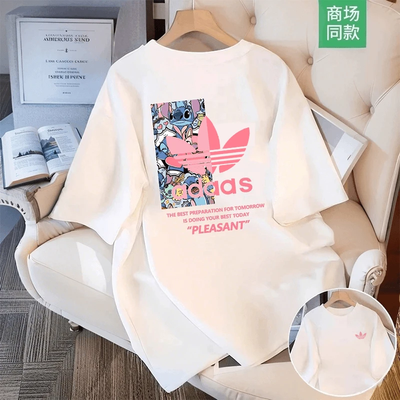 一折专区丨奥莱专柜丨100%纯棉短袖T恤宽松男女同款上衣潮流半袖