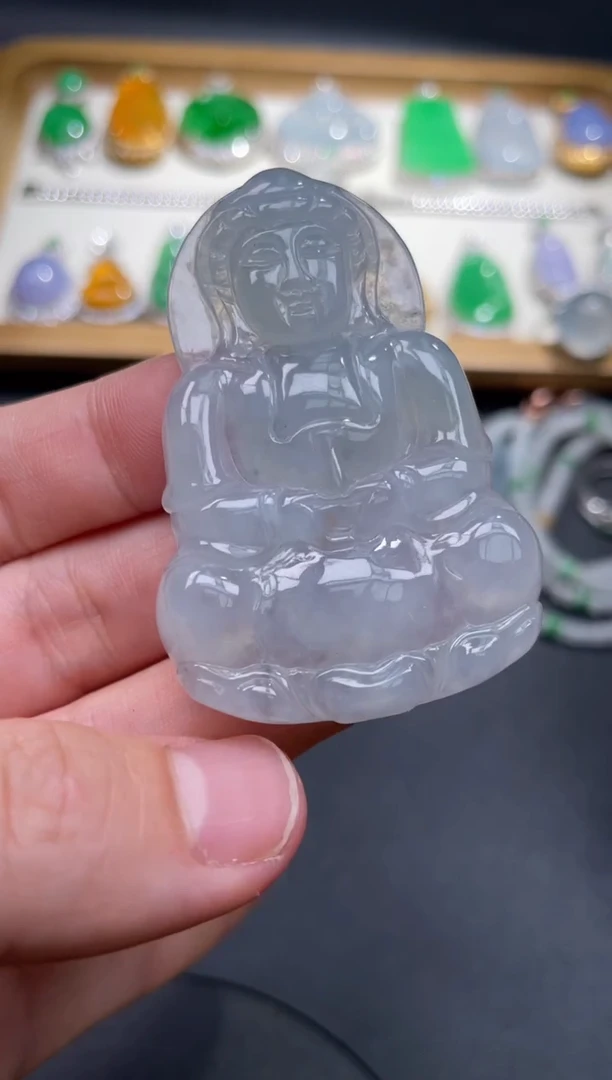 翡翠未镶嵌颈饰29.......