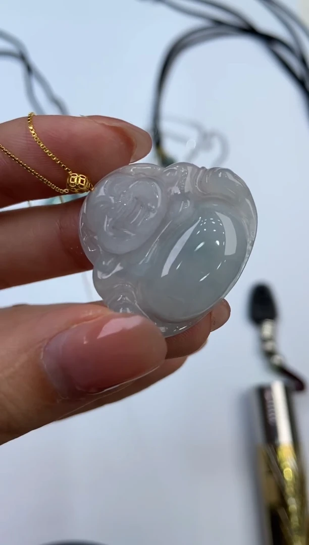 【闪购商品】翡翠挂件18K金镶嵌279511/佛公  多样性一件发