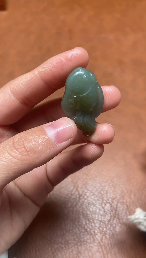 颈饰未镶嵌和田玉金鱼