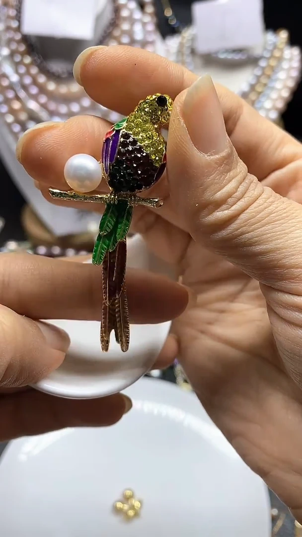 【闪购商品】淡水珍珠胸针未镶嵌多人