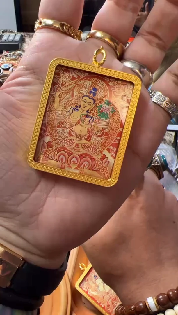 吊坠18号  文殊唐卡吊坠套装ylp多样性发1