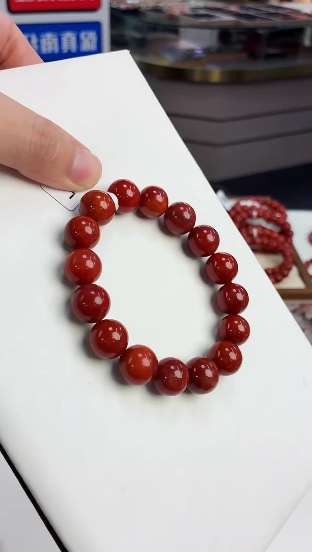 未镶嵌瓦西手串13*南红玛瑙一个/条