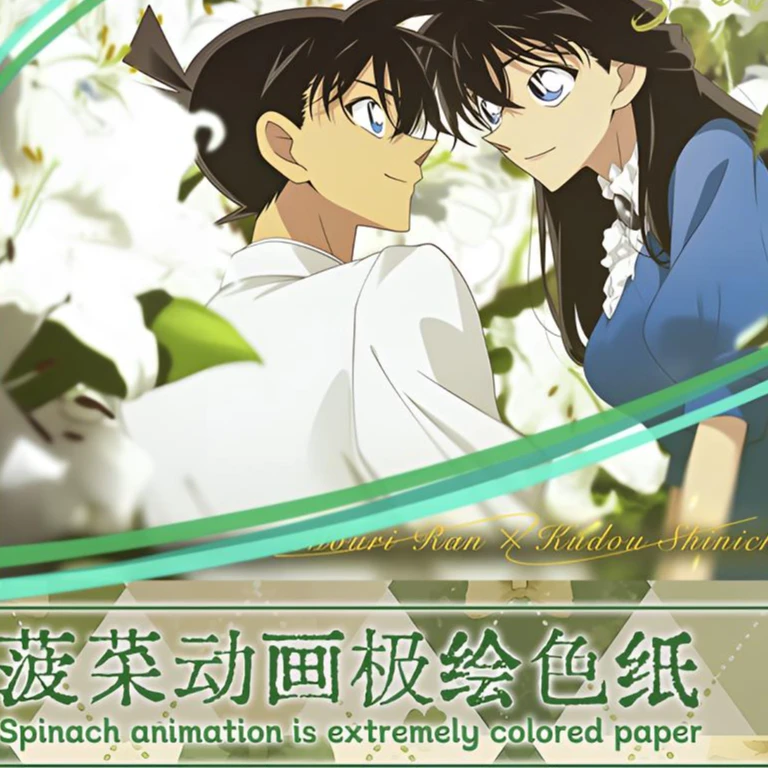 【许愿】菠菜动画X名侦探柯南 宇宙首款主题色纸周边二创盲盒