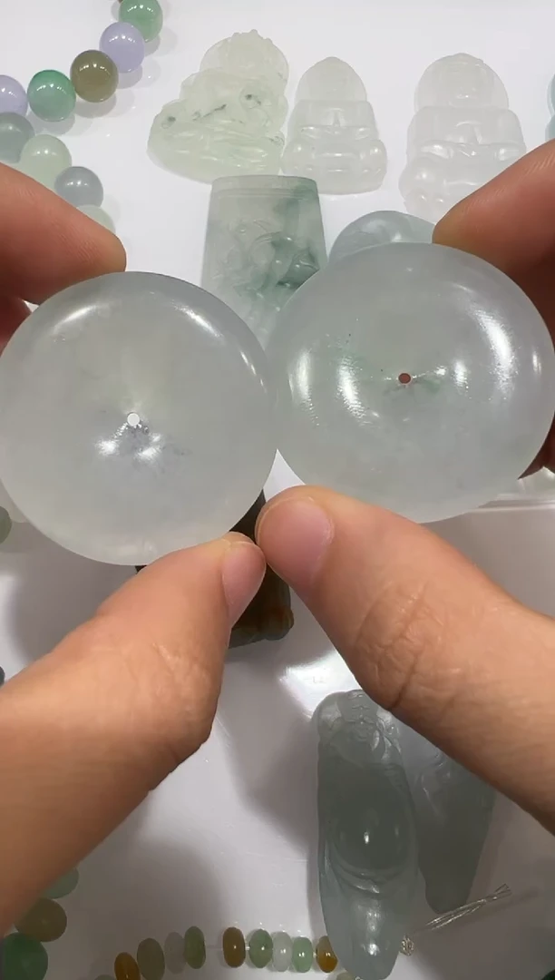 未镶嵌定制翡翠扣子