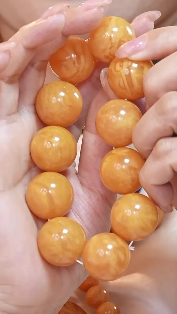 蜜蜡颈饰未镶嵌7268天然蜜蜡珠宝奇石云端妖孽全部保真