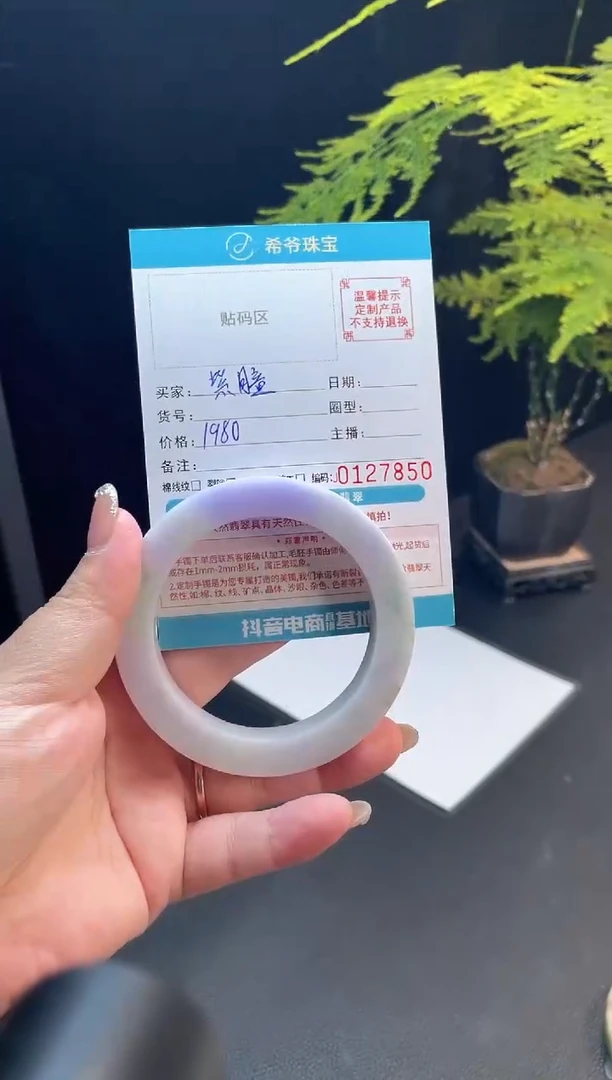 未镶嵌手镯定制翡翠紫**眸58-61