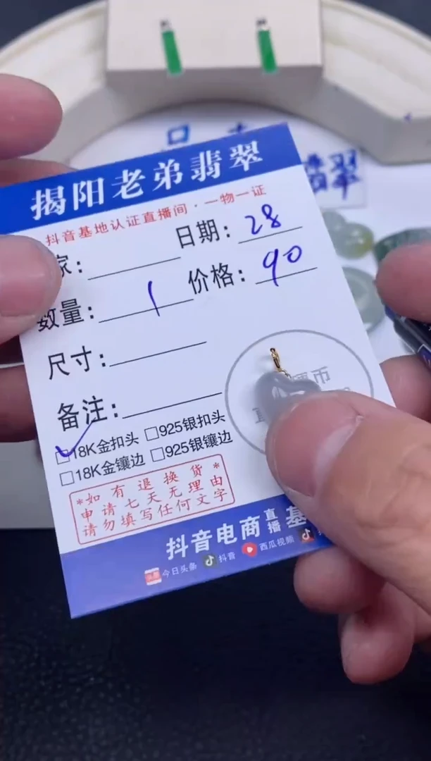 【闪购商品】翡翠颈饰银S925镶嵌多样性发其中一件