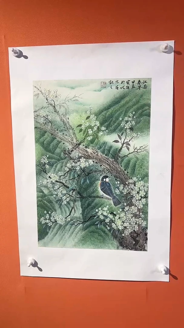 国画 国画王保強老師2.7平方尺绘画手绘