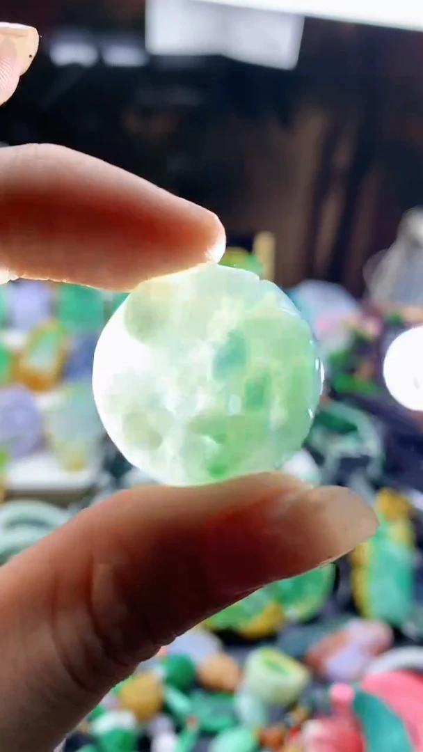 颈饰未镶嵌翡翠天然缅甸翡翠a货