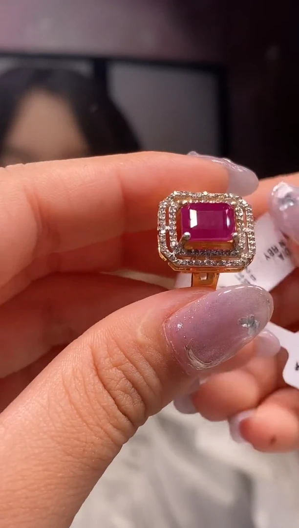 未镶嵌戒指红宝石天然无烧红宝石戒指2.31ct