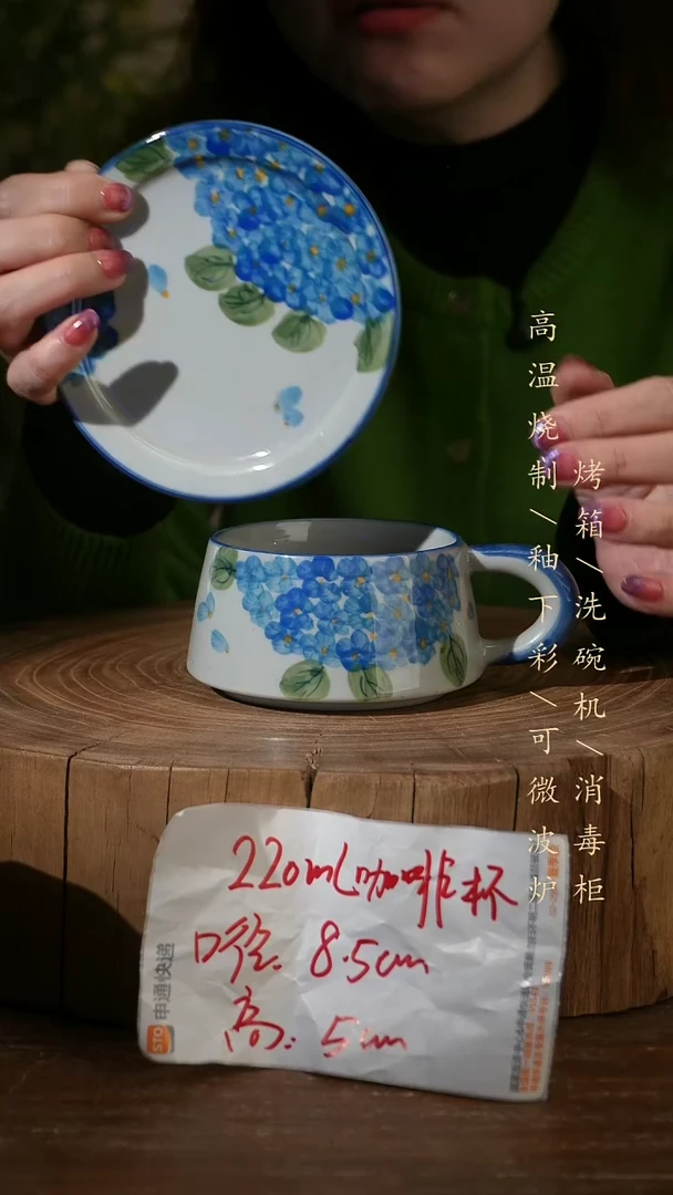 碗瓷景德镇手工手绘高温瓷釉下彩