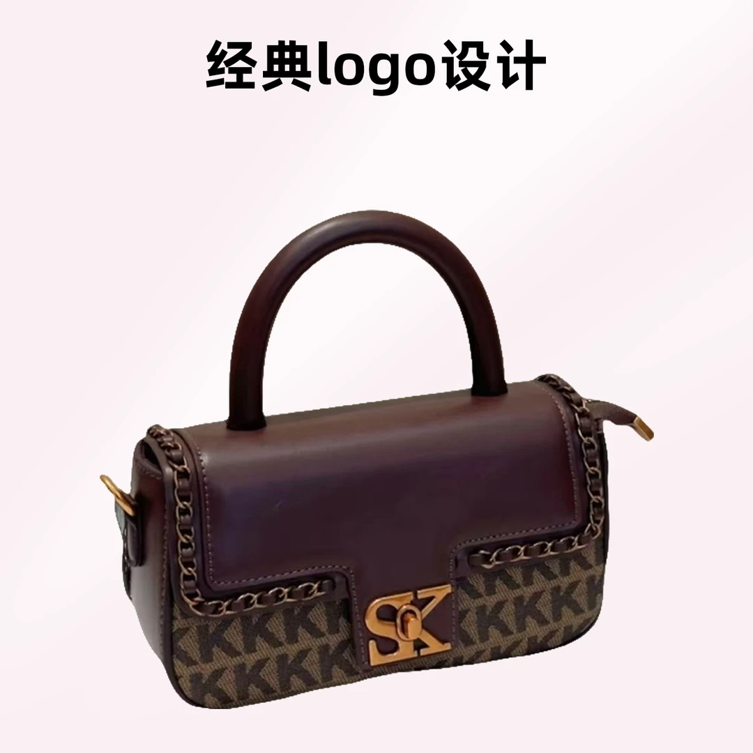 肩包手拿包经典百搭斜跨包女士链条撞色手提包枕头包