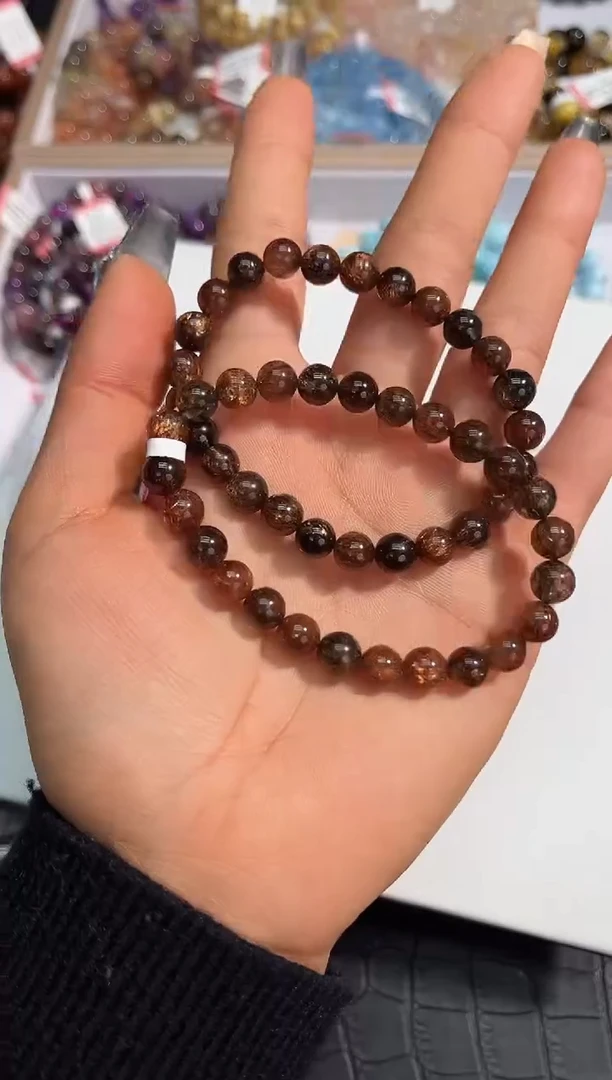 【闪购商品】水晶手链未镶嵌58多样性发其一黑金超7+