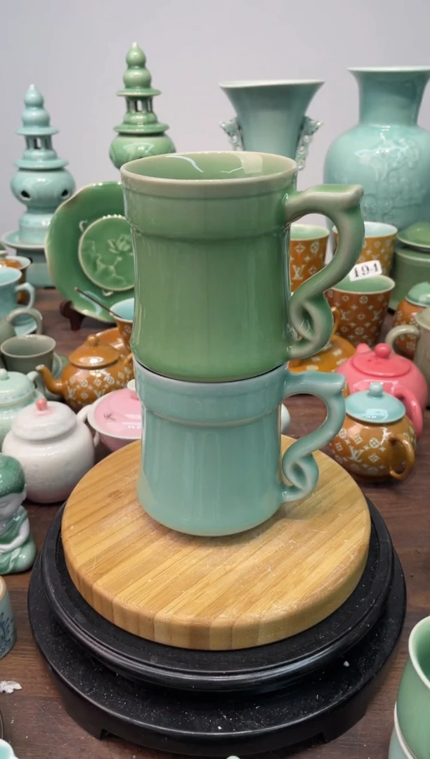 特价福利 微瑕 慧仙青瓷