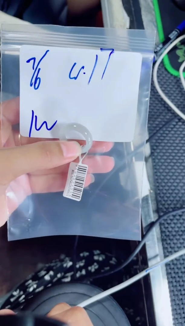 定制翡翠未镶嵌潇**雨戒圈
