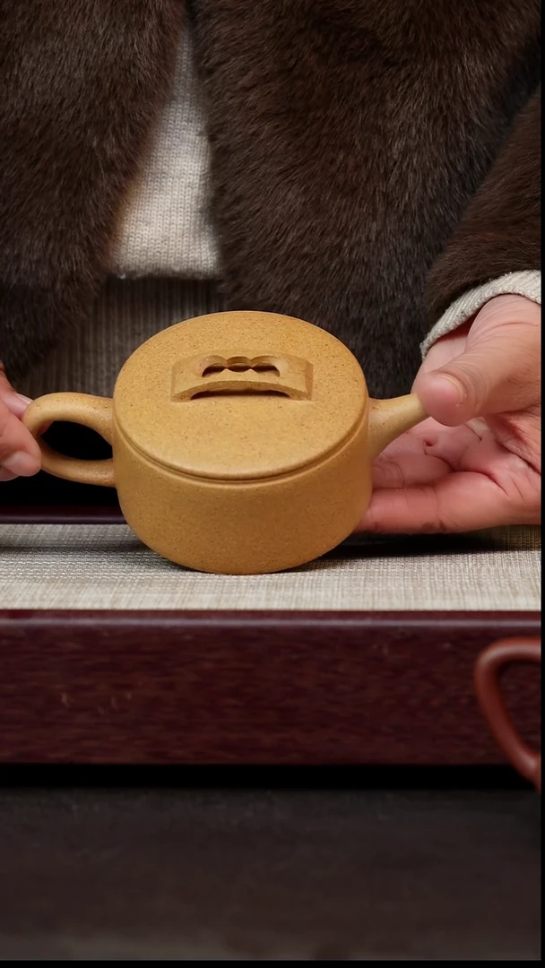 茶杯紫砂炫**花五彩段汉瓦