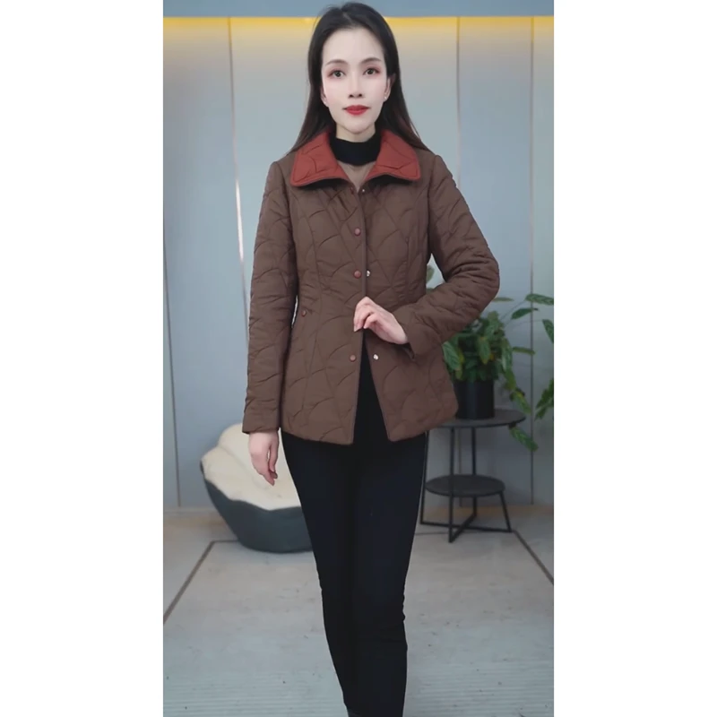 【外套】2024新款加厚时尚修身显瘦女装休闲气质洋气外套2663