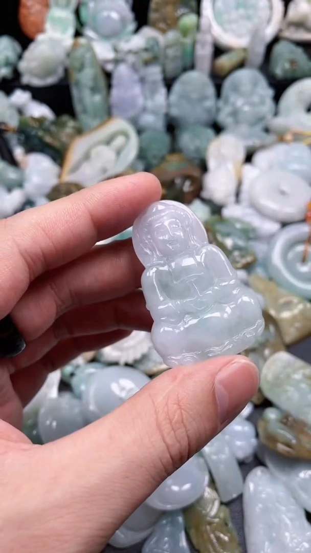 翡翠未镶嵌颈饰天然翡翠a货