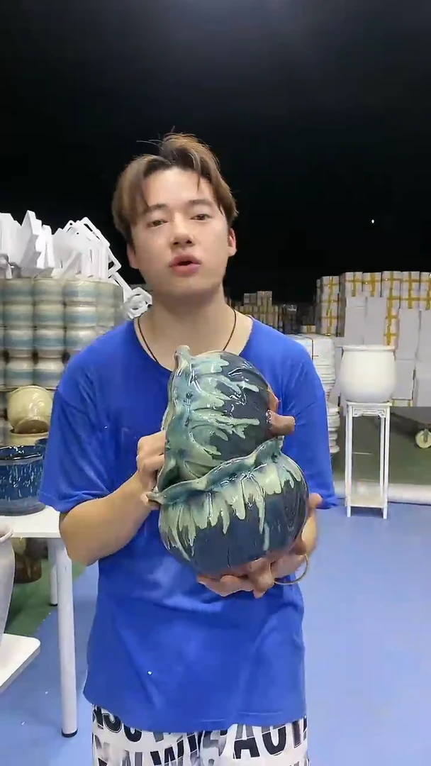 宜兴紫砂粗陶花盆54