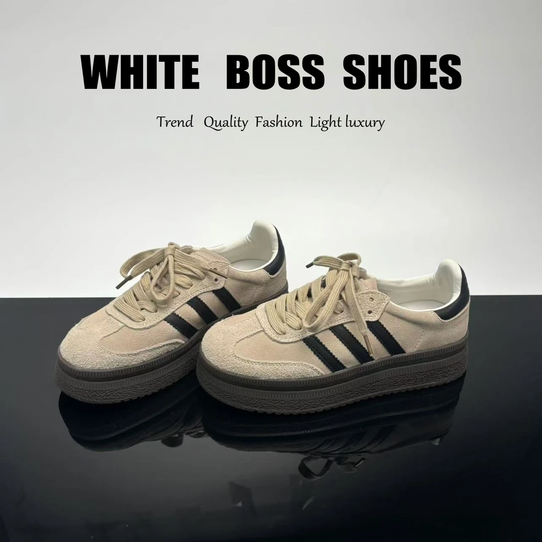 时尚新款休闲板鞋百搭厚底女鞋舒适低帮休闲鞋 5931