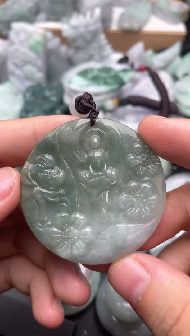 吊坠(不含链)未镶嵌翡翠1