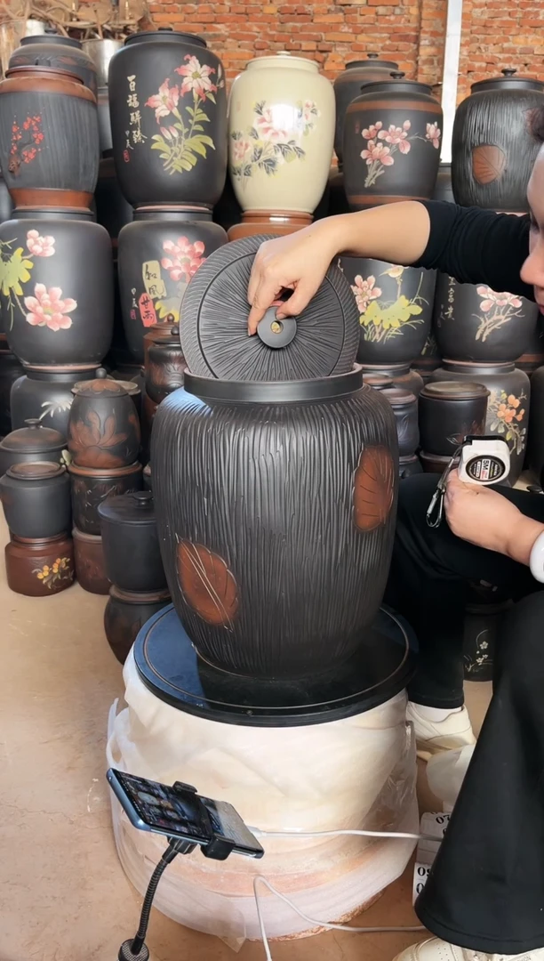 【闪购商品】壶完品 水缸 19升   树皮