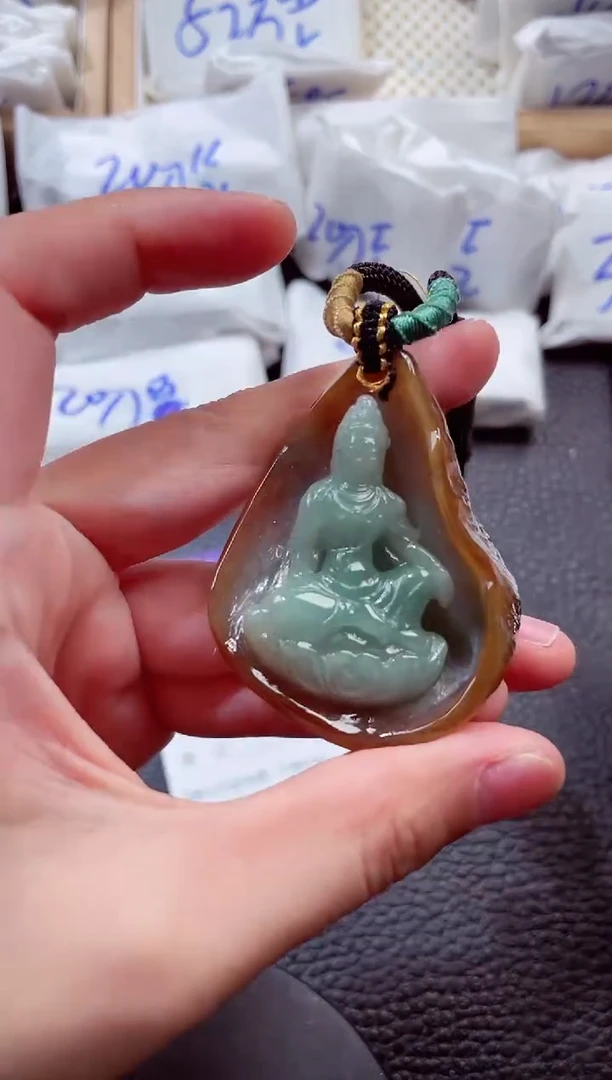 颈饰未镶嵌翡翠000075111观音