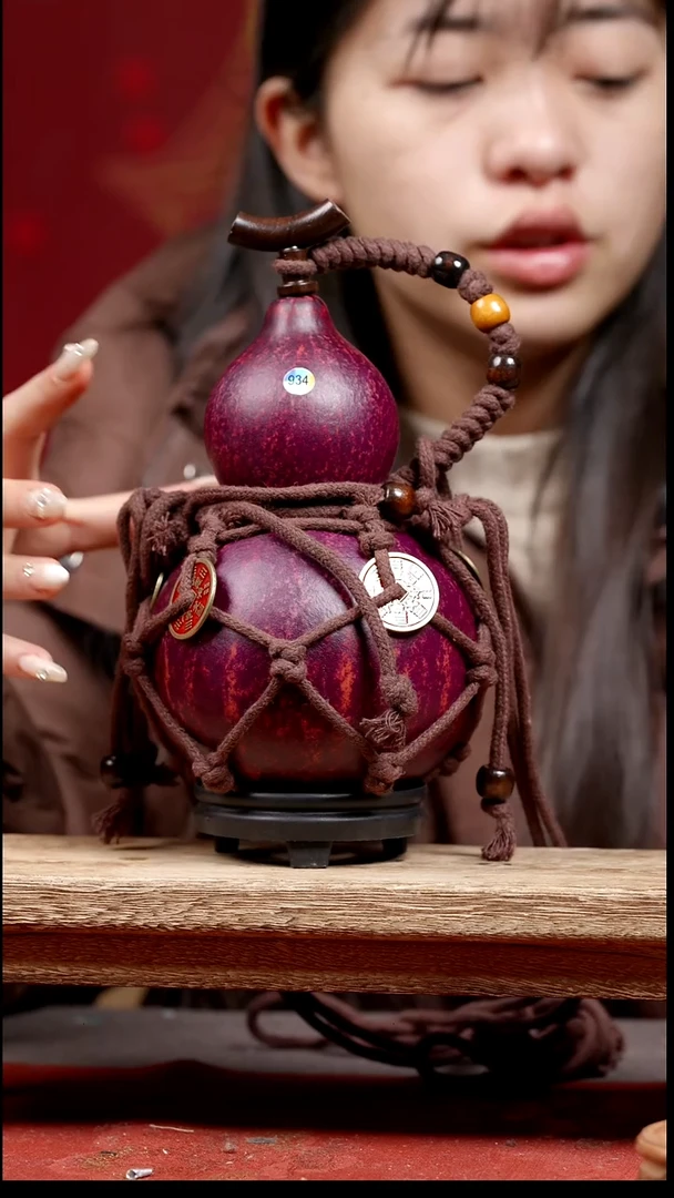 934号纯手工制作天然大漆真葫芦