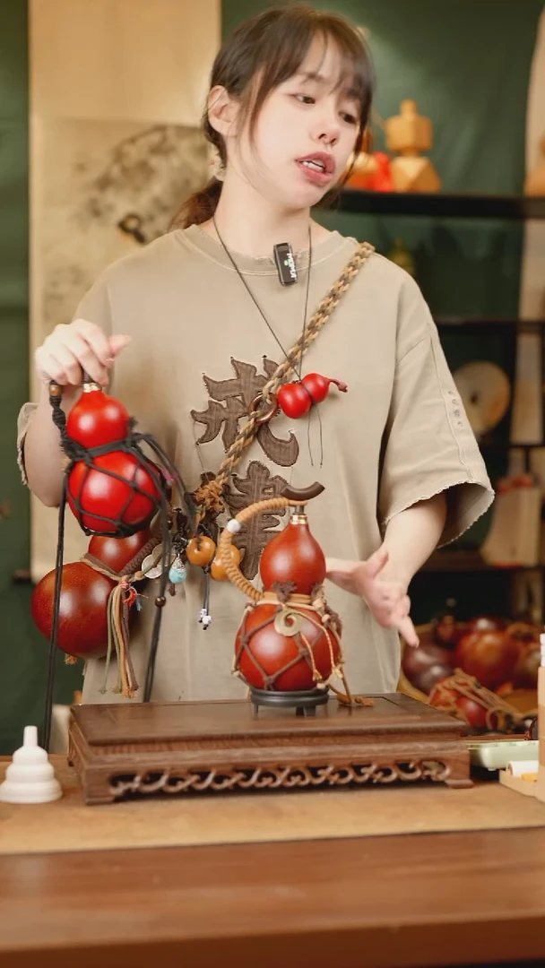 183号精品天然大漆酒葫芦一物一拍~