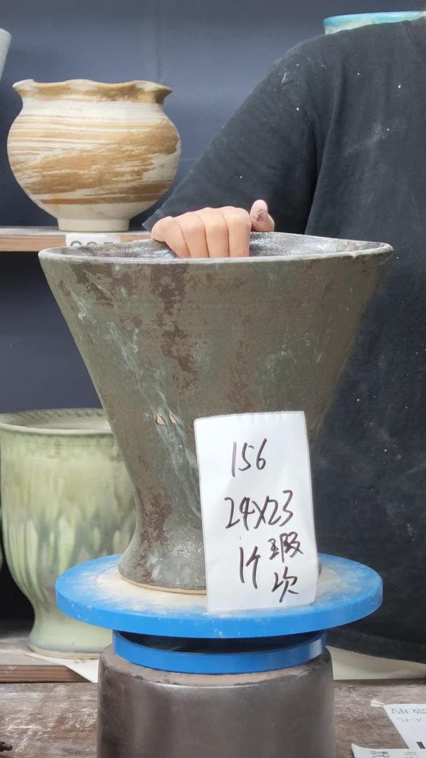景德镇花盆默认微瑕156