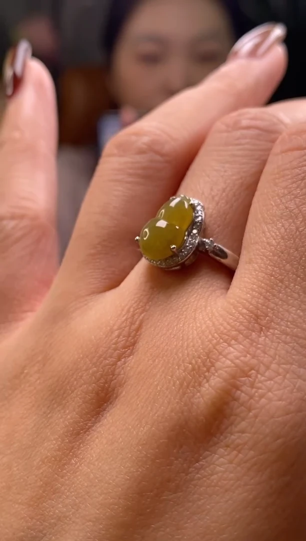 颈饰银S925镶嵌翡翠净货15641