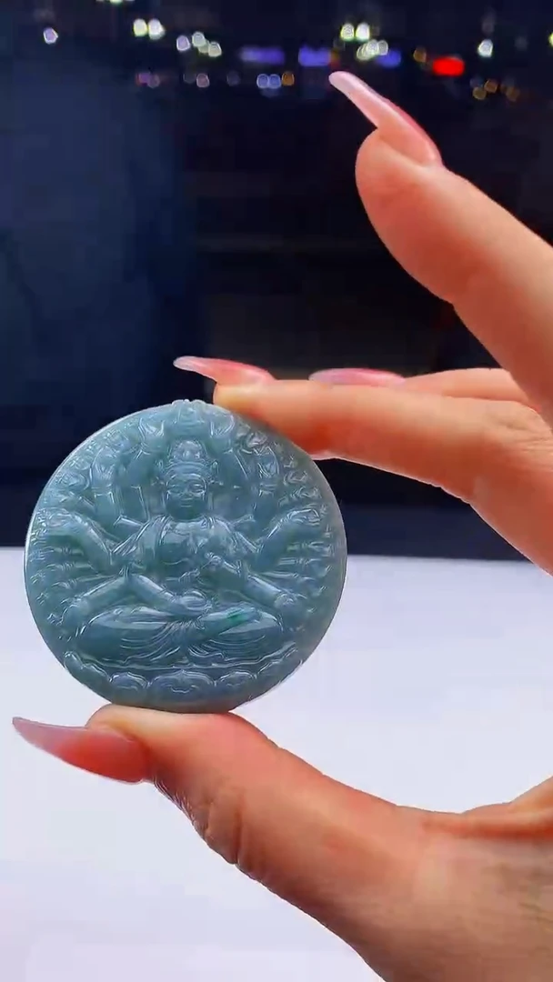 颈饰未镶嵌翡翠天然A货翡翠