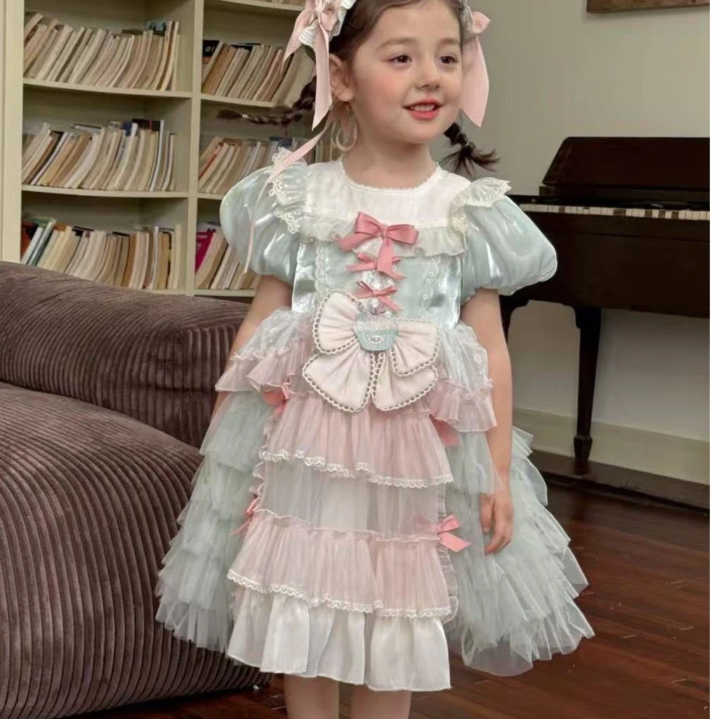 Alice *883* 女童夏季茉莉岛蛋糕纱连衣裙洛丽塔16-7