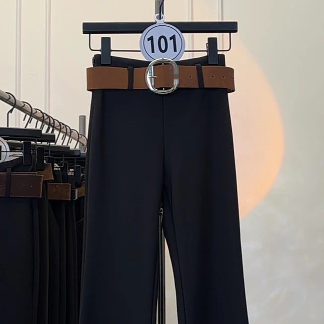 【101】【小雅家】喇叭裤弹力修身显瘦大长腿加长百搭女裤