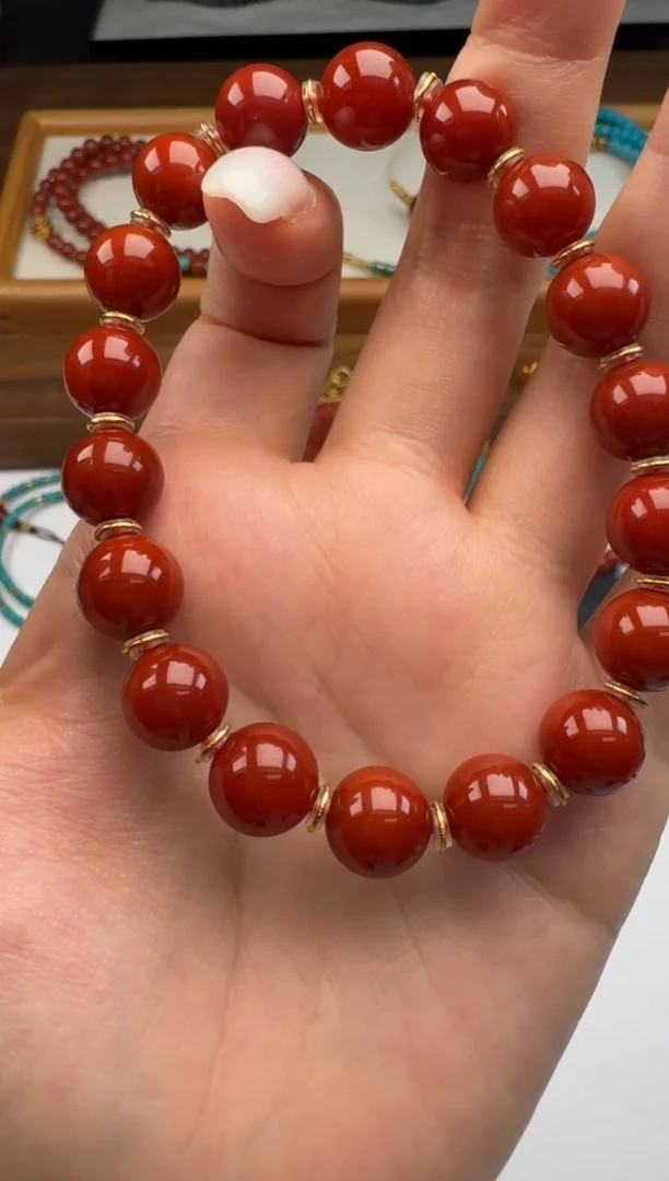 未镶嵌手串手串南红玛瑙中****~手串手串