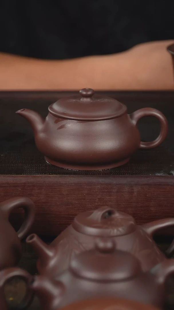 茶壶紫砂内****！微瑕150cc老紫泥明炉