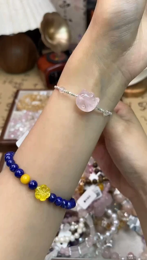 水晶手链银S925镶嵌259手串