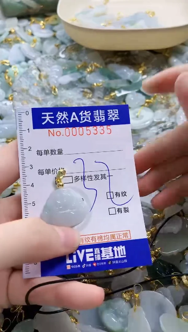 颈饰未镶嵌翡翠天然A货翡翠