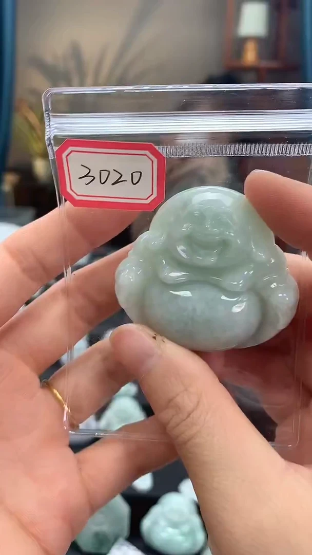 颈饰未镶嵌翡翠佛公 3020